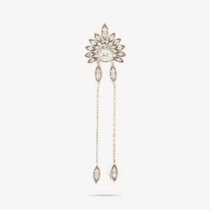 White Gold Diamond Shaman Stud Earring